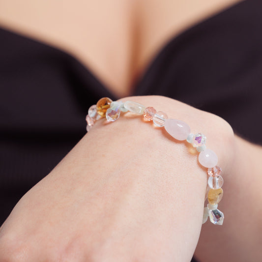 LA VIE EN ROSE BRACELET CRISTAL