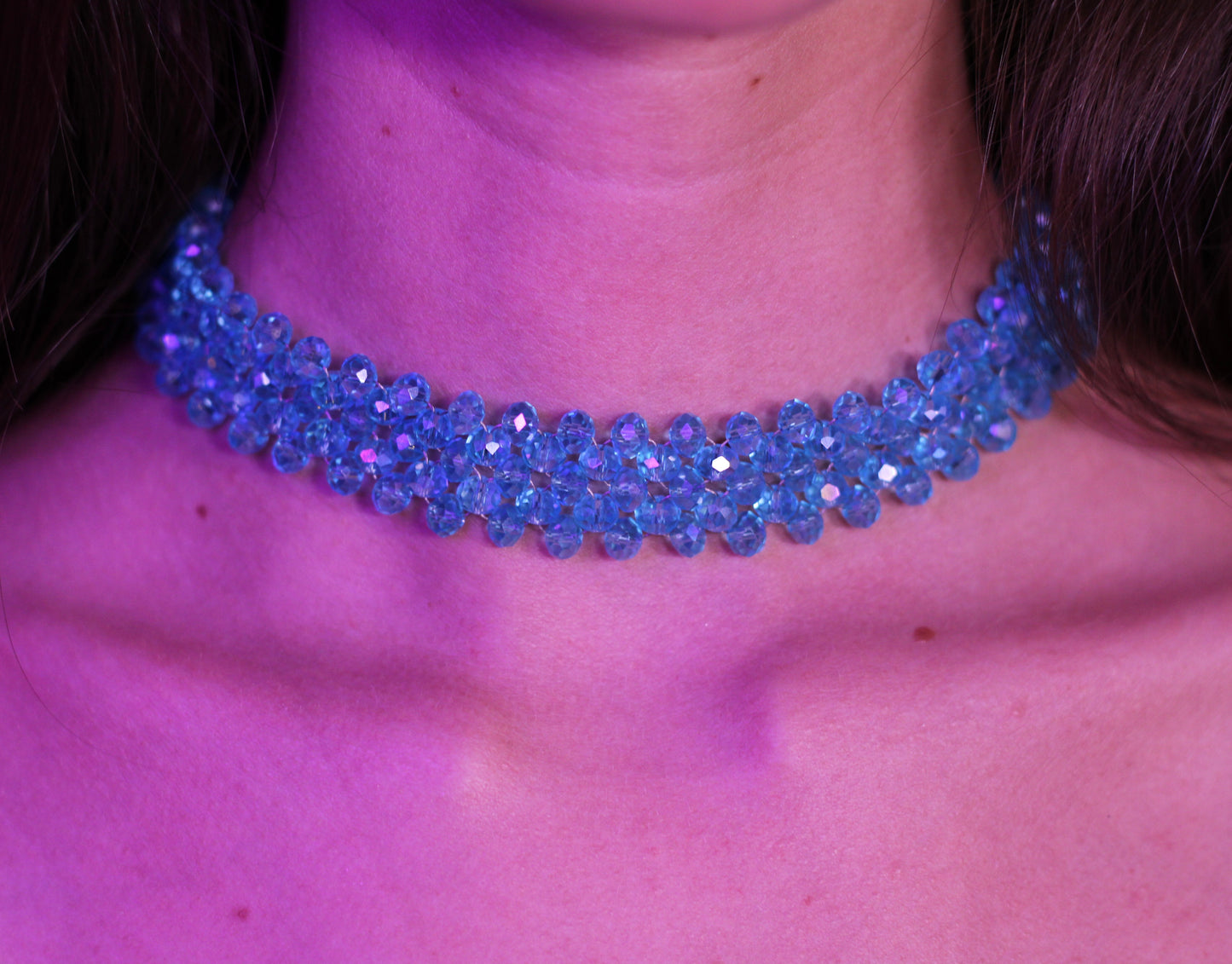 SEYCHELLES CRYSTAL CHOKER